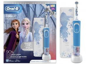 Oral-B D100 Vitality Frozen II gyerek elektromos fogkefe + útitok