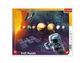 Naprendszer 25 db-os keretes puzzle - Trefl