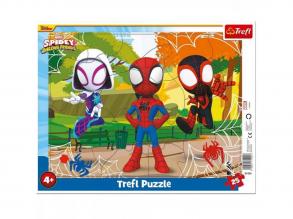 Spidey és csodálatos barátai 25 db-os keretes puzzle - Trefl