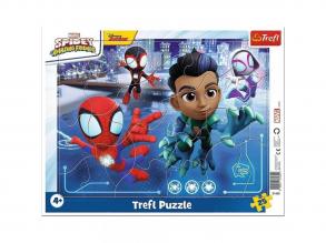 Spidey és barátai 25 db-os keretes puzzle - Trefl