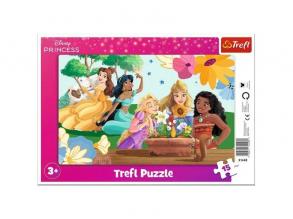 Disney Hercegnők 15db-os keretes puzzle - Trefl
