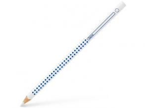 Faber-Castell: Grip fehér ceruza sötét felületre