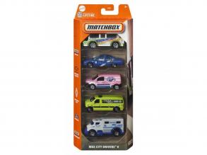 Matchbox: City Drivers V kisautók 5db-os szett - Mattel