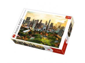 Naplemente Bangkokban 3000db-os prémium puzzle - Trefl