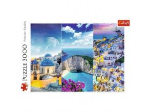 Görög vakáció 3000db-os puzzle - Trefl