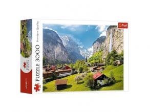 Lauterbrunnen, Svájc 3000db-os puzzle - Trefl