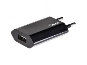 Akyga AK-CH-03BK 5V/1A/5W hálózati USB töltő