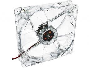 Akyga AW-12A-WH 120mm Molex 4 LED fehér ház hűtőventilátor