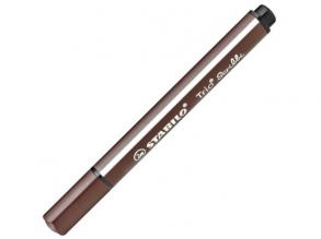 Stabilo: Trio Scribble háromszögletű filctoll barna színben