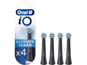 Oral-B iO Ultimate Clean 4 db-os fekete fogkefefej szett