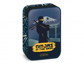 Ars Una: Ninjas in the Dark többszintes tolltartó 15,5x22,5x4,5cm