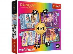 Rainbow High 4 az 1-ben puzzle - Trefl