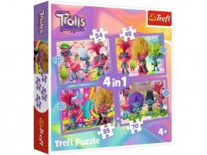Trollok 3.: 4 az 1-ben puzzle szett - Trefl