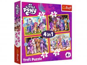 My Little Pony: Én kicsi pónim 4 az 1-ben puzzle - Trefl