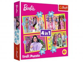 Barbie 4 az 1-ben puzzle - Trefl