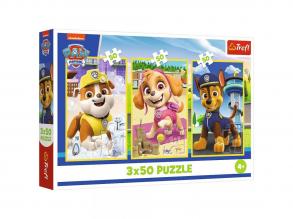 Mancs őrjárat a mi kiskutyáink 3x50db-os puzzle - Trefl