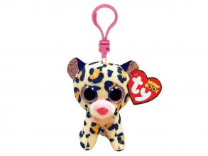 Ty Beanie Boo kulcstartó - Leopárd, 7 cm