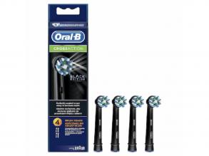 Oral-B CrossAction 4 db-os fekete fogkefefej szett