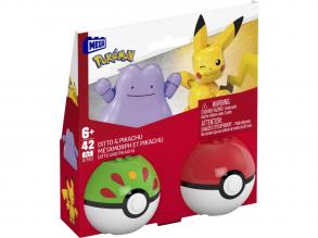Pokemon Mega Pack Pikachu és Ditto építőjáték