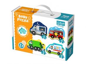Járművek bevetésen bébi puzzle szett - Trefl