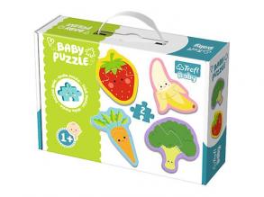 Zöldségek és gyümölcsök bébi puzzle szett - Trefl