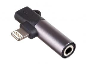 Akyga AK-AD-63 Lightning input/output - Jack 3,5mm adapter