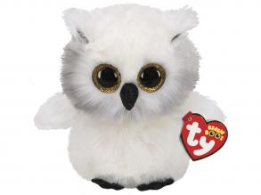 Beanie Boos AUSTIN fehér bagoly 15cm