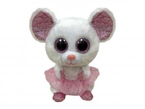 Ty Beanie Boos Nina egér, 15 cm