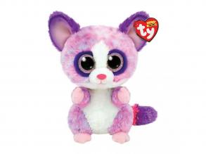 Ty Beanie Boos Becca rózsaszín bush bébi plüss, 15 cm