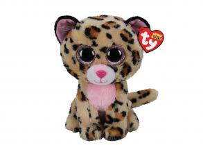 Ty Beanie Buddy Livvie Leopárd, 24cm