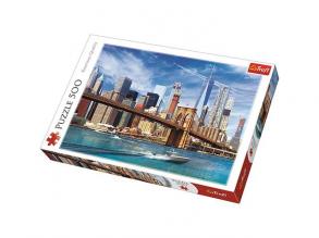 New York-i látkép 500 db-os puzzle - Trefl