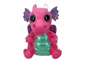 Ty Beanie Boo Spitfire rózsaszín sárkány, 15 cm