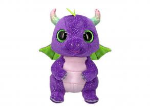 Ty Beanie Boo Daphne Lila Dino, 15 cm