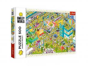 Smiley World, Smiley arcok sokasága 500 db-os puzzle - Trefl