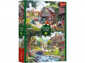 Idilli élet 2x500 db-os puzzle - Trefl