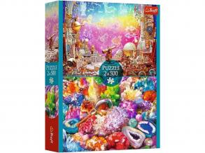 Kozmosz és Kristályok 2x500 db-os puzzle - Trefl