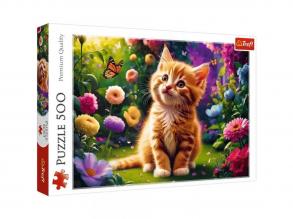 Aranyos cica 500 db-os puzzle - Trefl