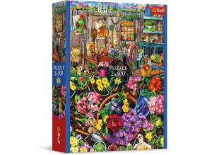 Munka a kertben 2x500 db-os puzzle - Trefl