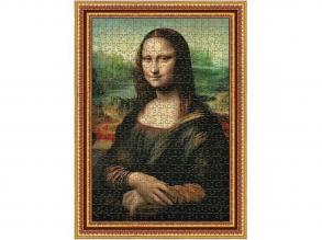 ArtFrame: Leonardo Da Vinci - Mona Lisa 500 db-os puzzle kerettel - Trefl