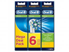 Oral-B CrossAction 6 db-os fogkefefej szett