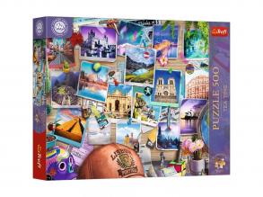 Puzzle EB: Az utazás emlékei 500 db-os prémium puzzle  Trefl