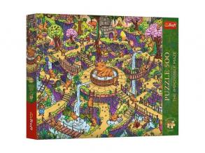 A lehetetlen labirintus vidám kapibarák 500 db-os Prémium plus quality puzzle - Trefl