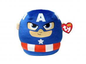 Ty Squishy Beanies párna alakú plüss figura Marvel CAPTAIN AMERICA, 22 cm