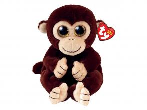 TY: Beanie Babies plüss figura MATTEO, 15 cm - barna majom