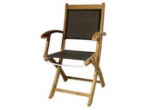 Fairchild összecsukható szék teak natur fából 55x55x92 cm