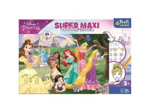 Disney Hercegnők SuperMaxi kétoldalas 3 az 1-ben puzzle 24db-os