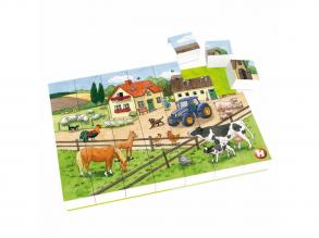 Hubelino puzzle - Élet a tanyán