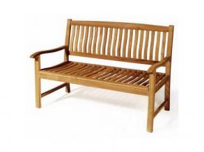 New Haven pad teak natur fából 150x64x95 cm