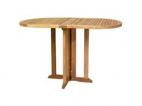 Vancouver ovális asztal eco teak natur fából 120x70x75 cm