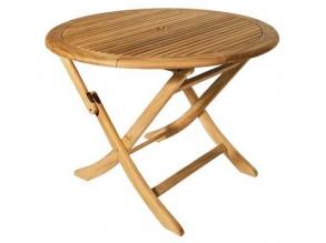 Lexington ECO kör alakú asztal eco teak natur fából , átmérője 70 cm , magassága 75 cm
